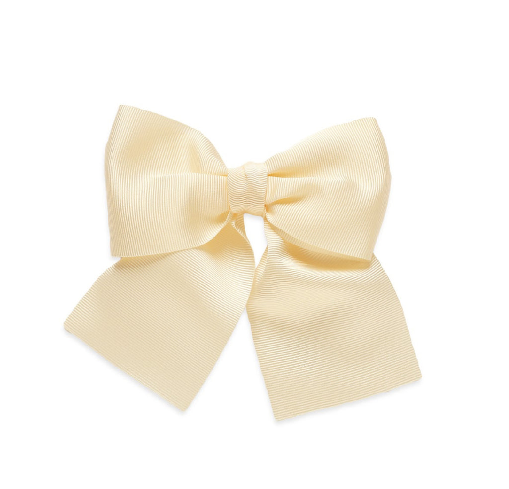 Big Grosgain Sailor Bow- Cream