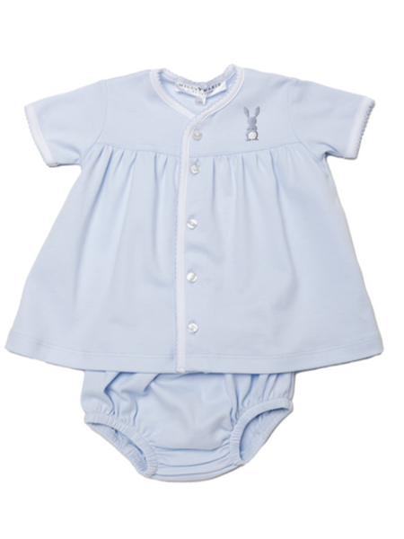 Blue Bunny Diaper Set