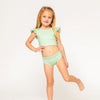 The Bikini Bather- Green Gingham