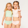 The Bikini Bather- Green Gingham