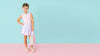 Polly Dress-Light Pink, Lavender, and Light Blue