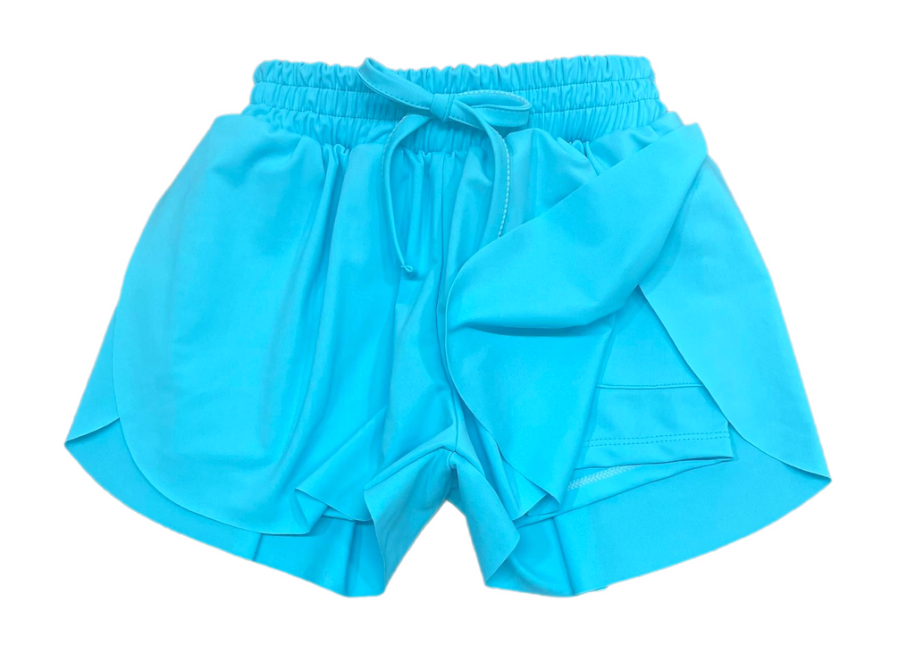 Butterfly Shorts- Bright Blue