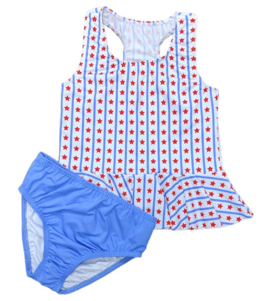 Collette Swimsuit- Stars & Stripes *Pre Order*