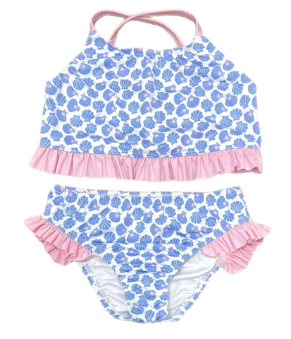 Lila Two Piece Swimsuit- Seashell Print *Pre Order*