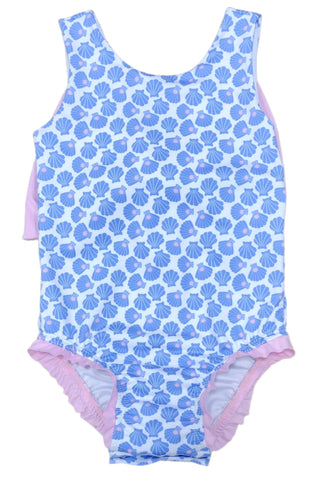 Lottie Piece Swimsuit- Seashell Print *Pre Order*