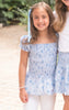 Smocked Floral Top
