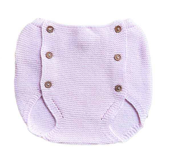 Garter Stitch Bloomer- Pink