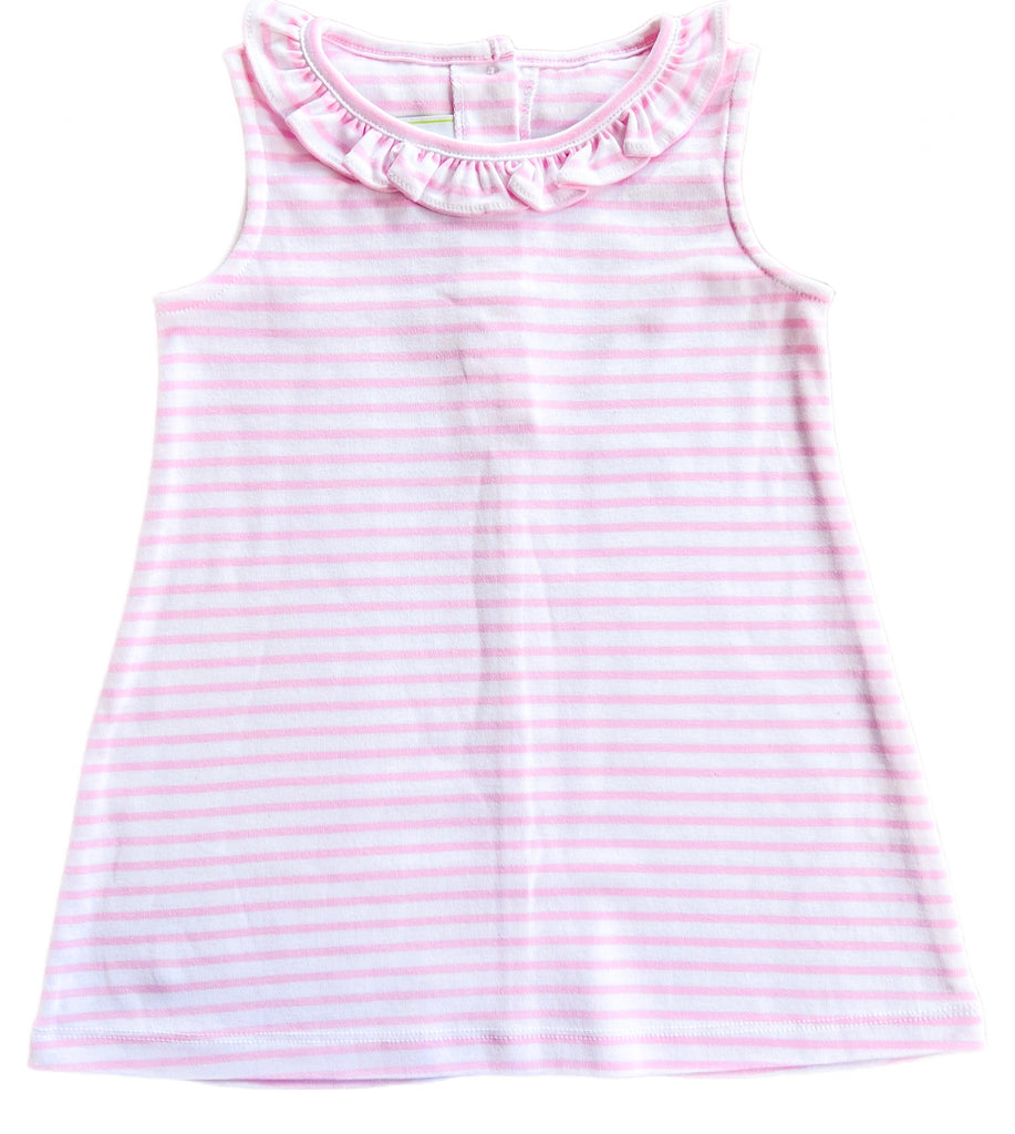 Susette Dress- Light Pink Stripe