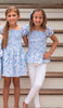 Smocked Floral Top