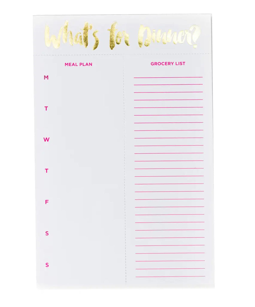 Meal Planning Notepad