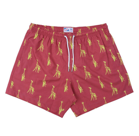 Giraffe Print Mens Swimwear