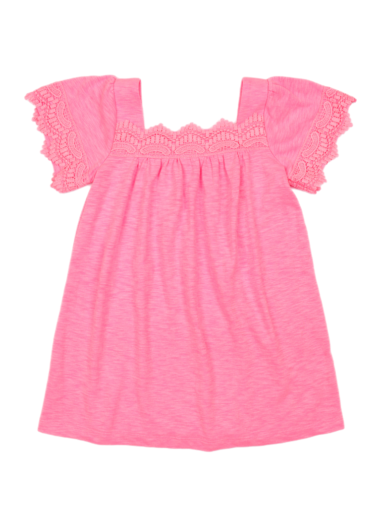 Sarah Dress- Pink Flamingo