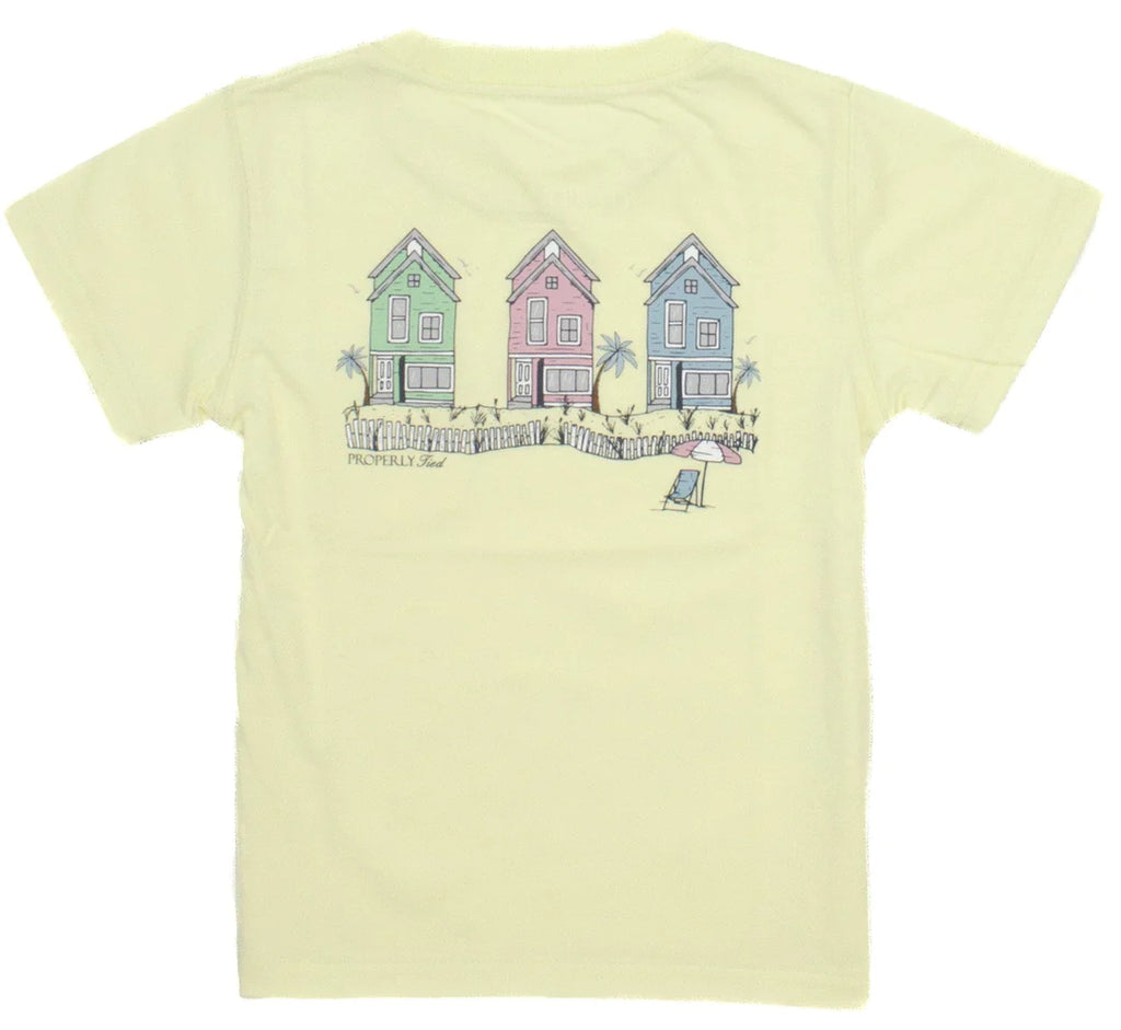 Beach Retreat T-Shirt- Light Yellow