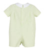Smocked Sailboat Romper- Green