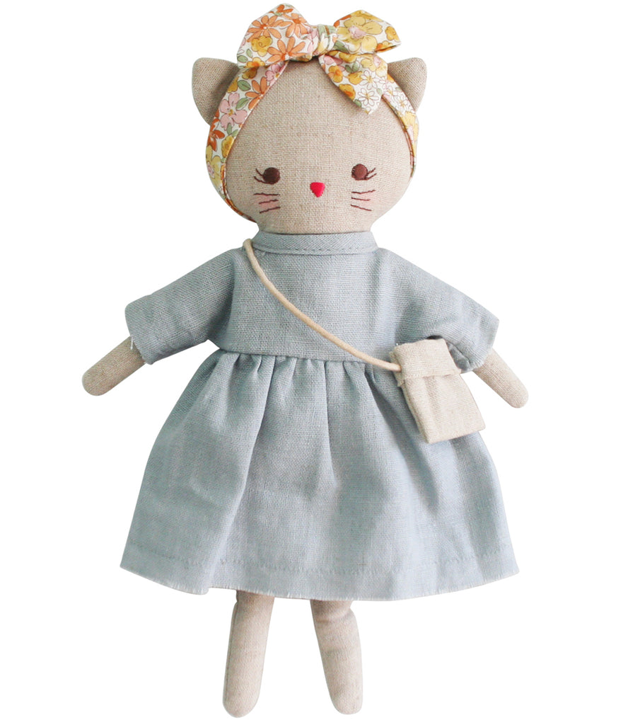 Mini Lilly Kitty Grey Linen