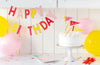 Pink Birthday Cake Topper