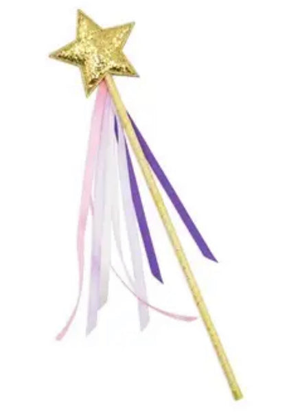 Gold Star Glitter Wand