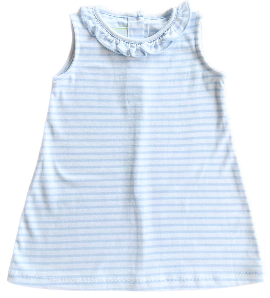 Susette Dress- Light Blue Stripe