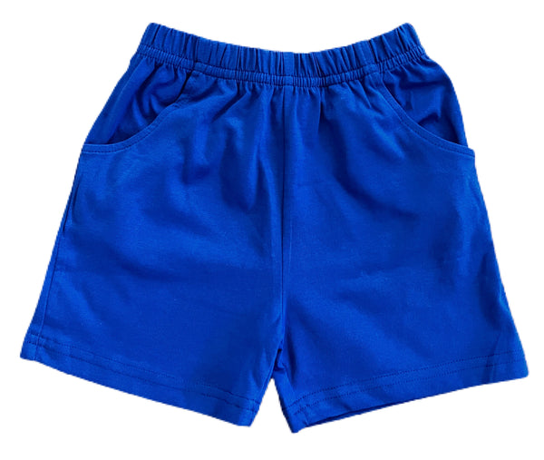 Jersey Pocket Shorts- Royal Blue