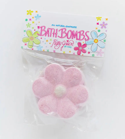 Large Daisy Bath Bomb- Pink