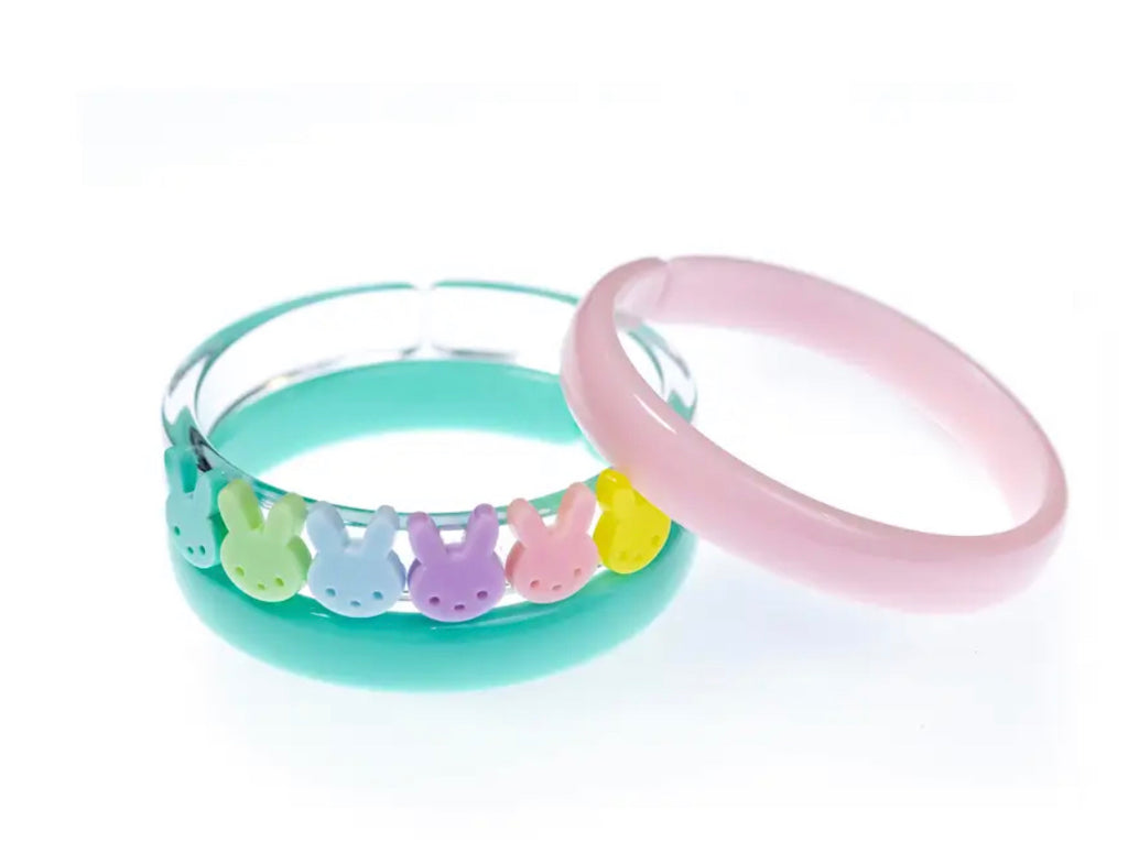 Cute Bunny Pastel Bangle Set