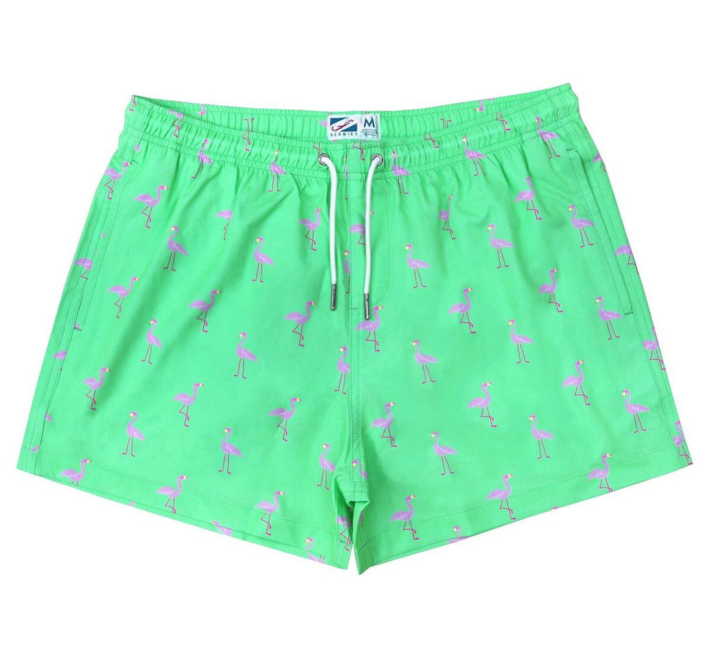 Green Flamingo Mens Swimwear